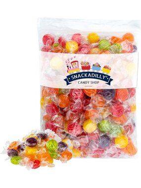 Value Size 3lb Assorted Fruit Flavored Hard Candy - Individually Wrapped Treats